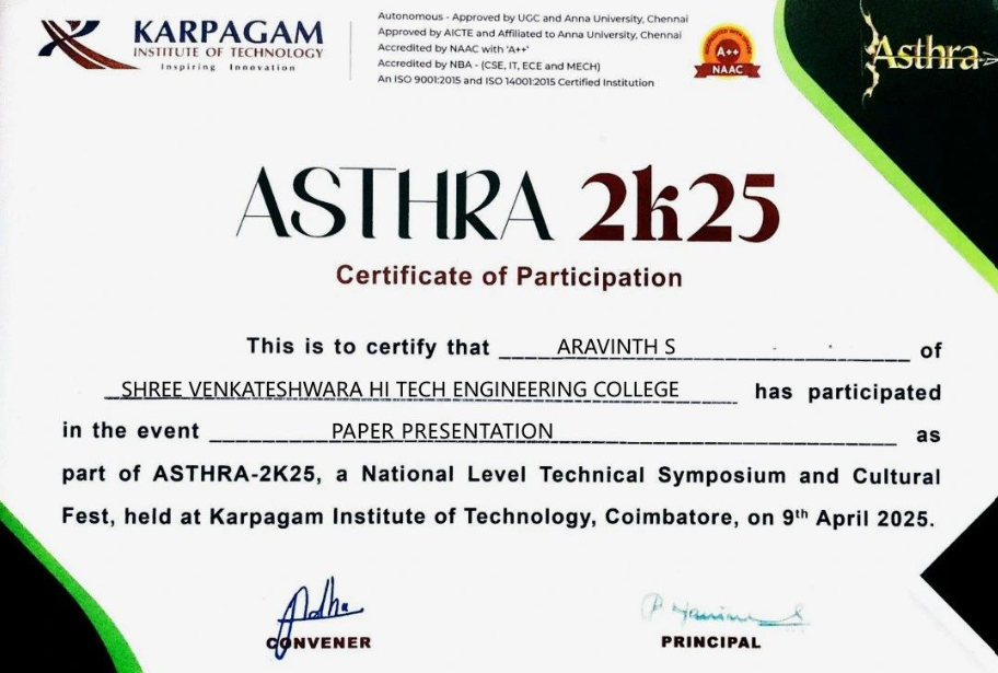 ASTHRA 2K25